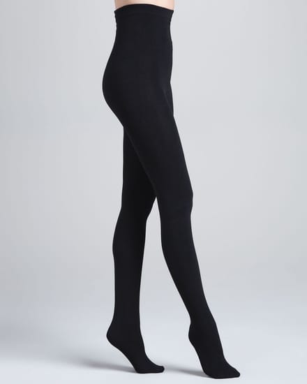 Donna Karen opaque 100D luxe layer panty maat M zwart