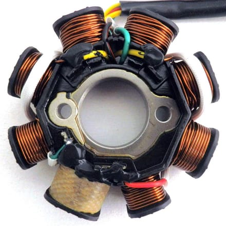 DC Ontsteking Stator Magneto Spoel Generator 8 Polen Voor GY6 150cc 125cc Scooter ATV black