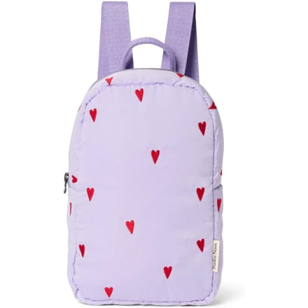 Studio Noos Puffy Mini backpack purple hearts