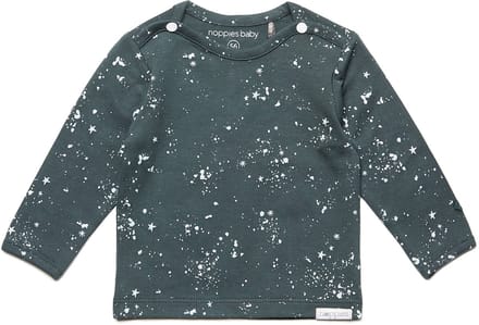 Noppies Unisex T-shirt longsleeve Gale - Dark Slate - Maat 62
