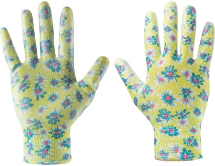 Verto Tuinhandschoenen - Nitril - Bloemenpatroon - Maat 7