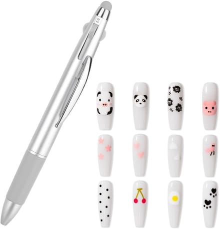Dailygoods - 5-in-1 Nail Dotting Pen - Professionele Manicure Tools voor DIY en Salon
