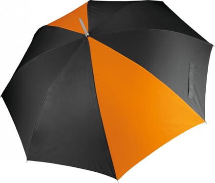 Kimood Golfparaplu KI2007 - Black / Orange - One size