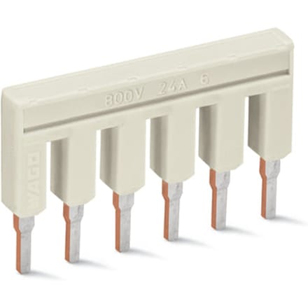 Wago TopJob S 6-Weg Geïsoleerde Brugconnector - 2002-406 [5 Stuks]