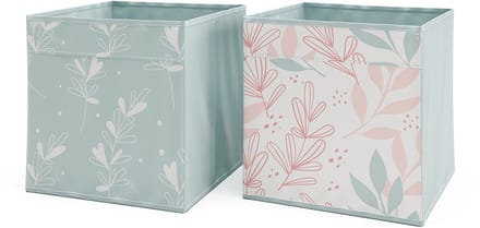 Vicco Opbergbox – 30 x 30 cm Set van 2 Turkoois