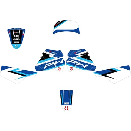 Motorfiets decoratie kit UP Design Round Yamaha PW 50 (1981-2022)