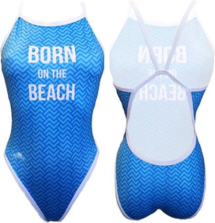 Turbo Revolution Born On The Beach Zwemkleding Blauw L Vrouw