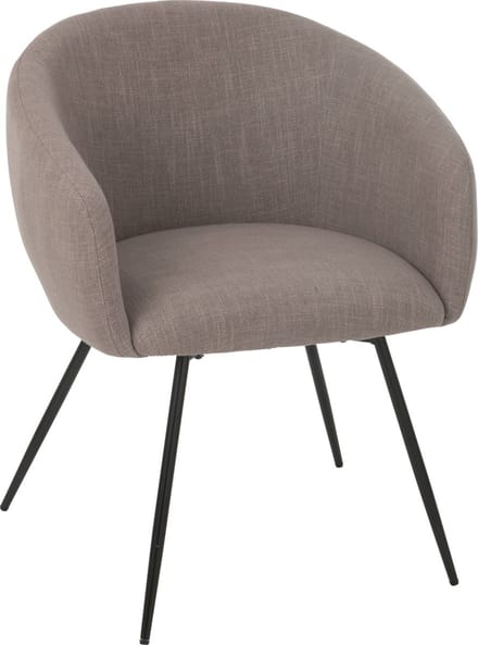 J-Line stoel Wales - staal/schuim - taupe