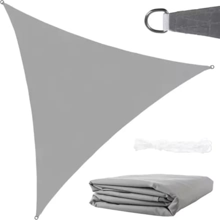 Gardlov Grijs Zonneschermzeil 4x4x4m - Uv-bescherming en Waterdicht