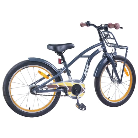 vidaXL - Kinderfiets - 20 - Inch - voor - 6-11 - jaar - oud - Donkergrijs