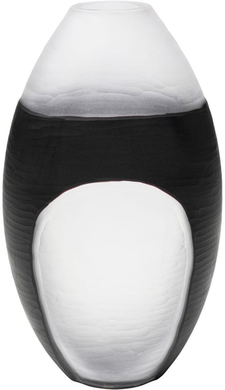 Vaas Shadow zwart en wit 41cm Kare Design