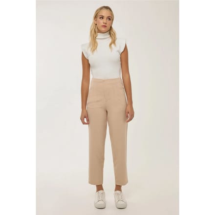 Naakte Strakke Hoge Taille Broek