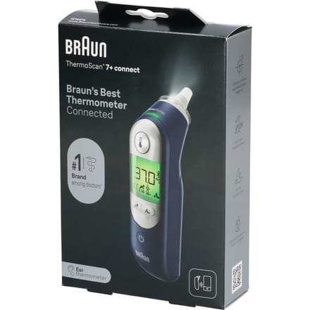 BRAUN IRT6575NWE - Braun ThermoScan® 7+ connect Oorthermometer