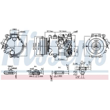 Compressor airconditioning NISSENS 890808