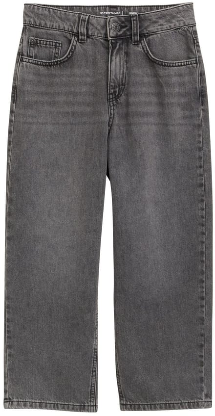 Tom Tailor - Baggy Fit-jeans - Maat 170 - used mid stone grey denim