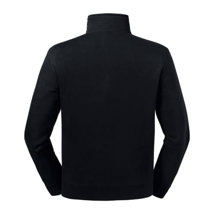 Russell Heren Authentieke Kwartier Ritssweatshirt (Zwart)