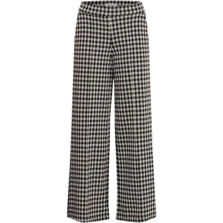 Dames wide leg broek Ichi Kate Checky