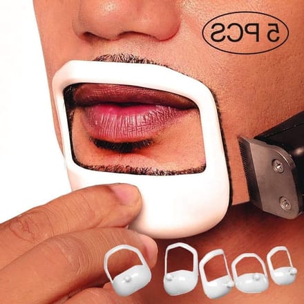 5-delige Scheer- en Styling Tool Set voor Baard en Snor - Perfecte Geschenken voor Mannen