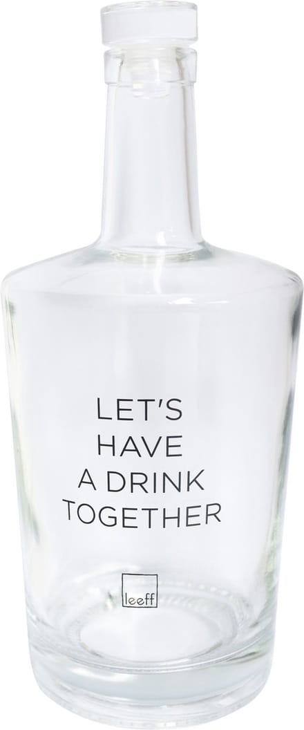 Leeff - Waterfles 'Ward' (25cm) - Let's Have a Drink Together