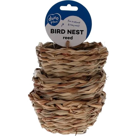 Duvo+ Nestje in riet met haak 3st - Ø10cm