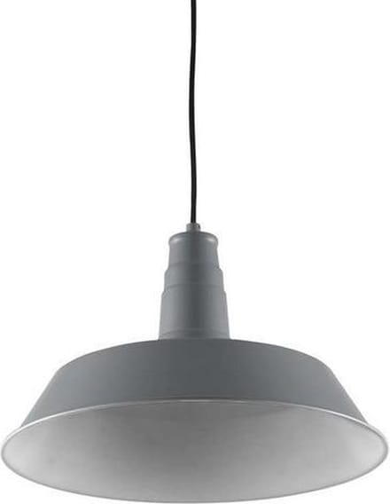 Vintage Industrieel - Hanglamp - Ø 36 cm - Grijs