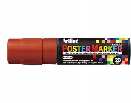 Artline Poster Marker Bruin 20mm - Pigmentinkt