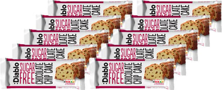 Diablo | Sugar Free | Chocolate Chip Cake | 8 Stuks | 8 x 200 gram