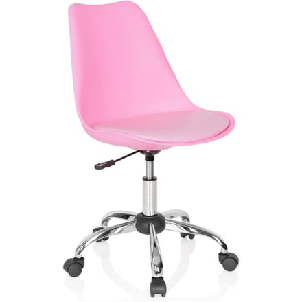 Kinder bureaustoel FANCY PRO roze hjh OFFICE