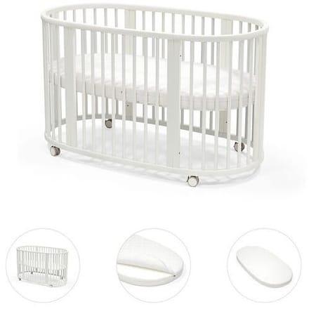 Stokke Sleepi Bed bundel wit met matras & hoeslaken unisex