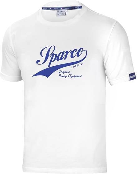 Sparco Vintage T-Shirt - Marineblauw/Wit