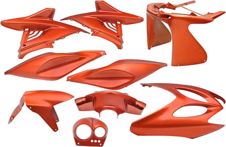 EDGE plaatwerkset/ kappenset yamaha aerox 9-delig flash-orange nitro