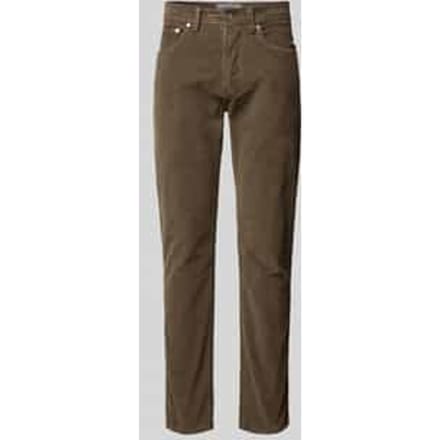 Tapered fit corduroy broek met katoen, model 'LYON'