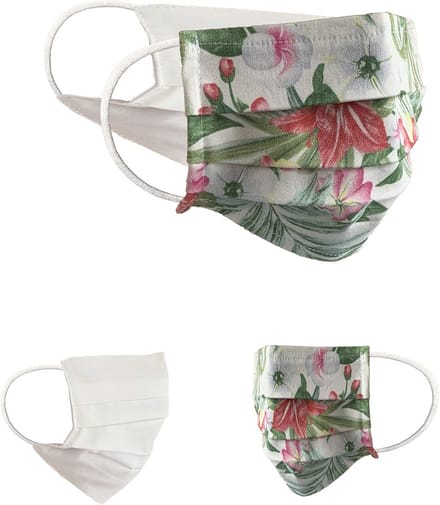 Set van 2 Unisex Reversible Mondmaskers van 100% Katoen - Wasbaar en Comfortabel