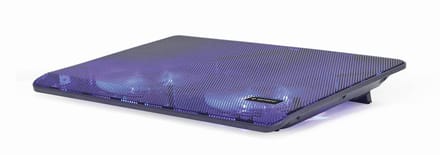 Gembird Notebook Cooling Stand - Multifunctionele Laptop Standaard met Oplaadmogelijkheden - USB-C en USB-A Poorten