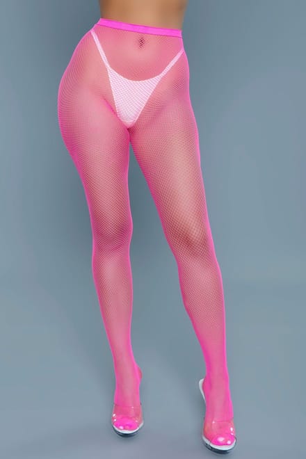 Be Wicked - Up All Night - Visnet Panty - Hot Pink - One Size