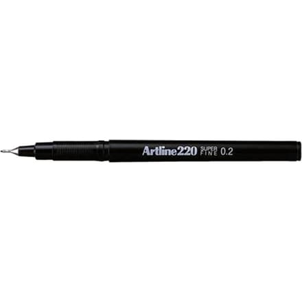 Fineliner Artline 220 rond super fijn blauw
