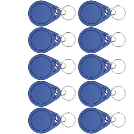 Lot de 10 cartes d'identité 125 kHz, réinscriptibles, pour contrôle d'accès, présence, parkings blue