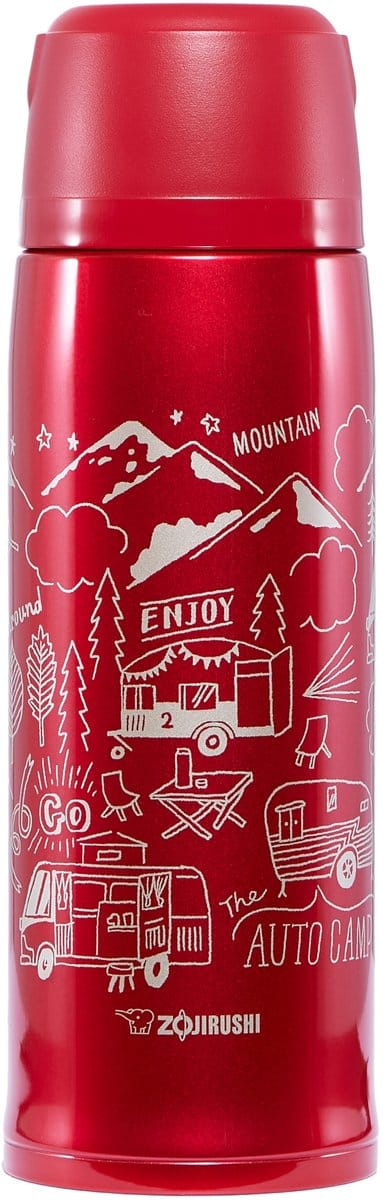 Zojirushi SJ-JS08-RA Serie - Thermosfles - 820 ml - Rood - Antibacteriële Dop