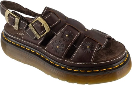 Dr. Martens Wrenlie Open Platform Sandals, Vrouwen, Bruin, Sandalen, maat: 39