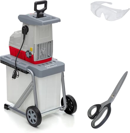 DailySupplies® Hakselaar Versnipperaar - Shredder - Versnipperaar Electrisch - Wit met Grijs