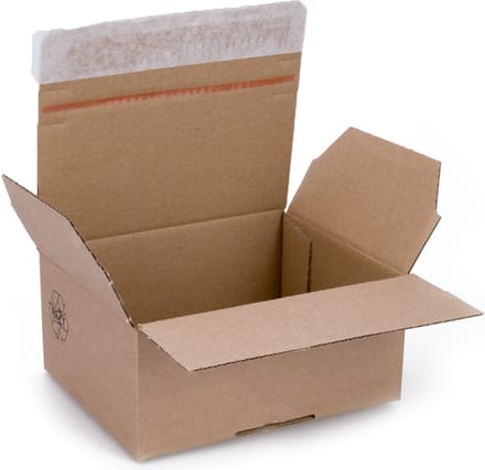 Autolockdoos 229 x 164 x 50-115 mm bruin | 10 stuks