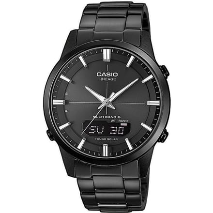 Casio Radiogestuurde Heren Zwarte Horloge LCW-M170DB-1AER