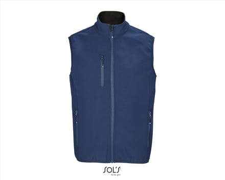 SOL'S Men´s Falcon Zipped Softshell Bodywarmer L03825 - Abyss Blue - M