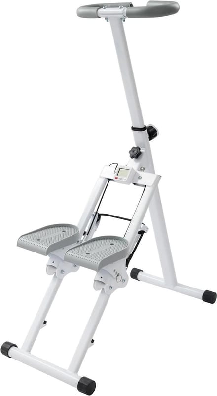 Hometrainer Stepper - Verticale Climber - Full Body Training - Inklapbaar Ontwerp - Max 100kg - Wit