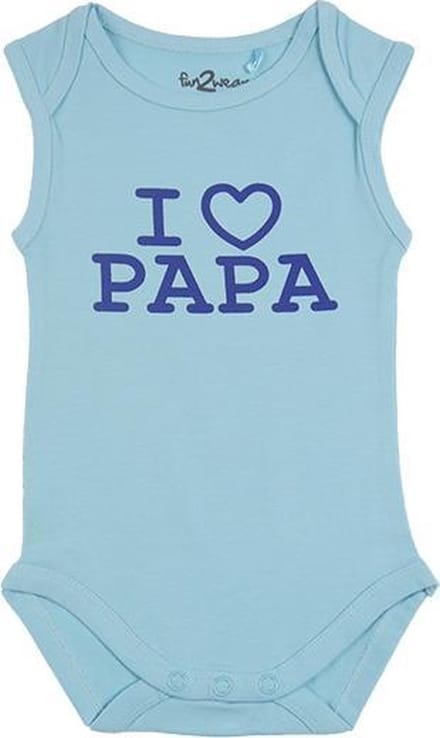 Fun2Wear Romper love papa Petit Four maat 68