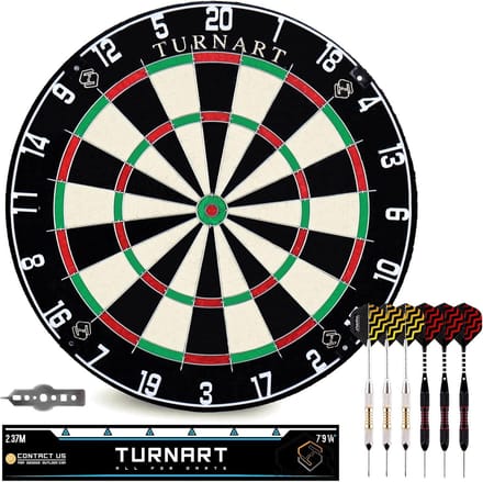 Professionele Dartbord Set met 6 Darts en Dartgereedschap