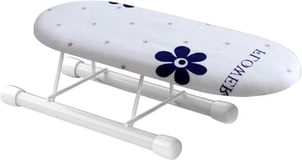 Mini Strijkplank - Strijkaccessoire Tafelblad - Snel Strijken - Opvouwbaar Ontwerp - 26 cm - Wit