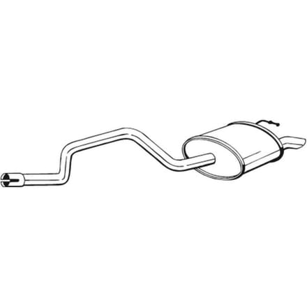 Geluiddemper achter BOSAL 281-043