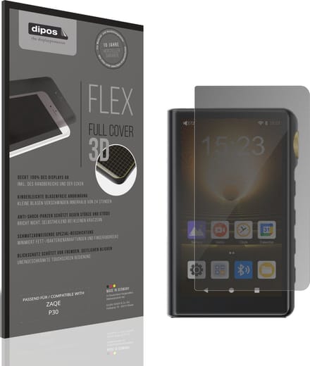 dipos FLEX – Matte Privacy Screenprotector geschikt voor ZAQE P30 | Volledige Schermbescherming | Case-Friendly