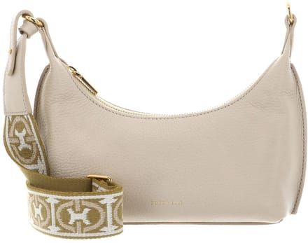 COCCINELLE Leren schoudertas accessoiretas Suri Mini Bag Grained leather Sandshell beige